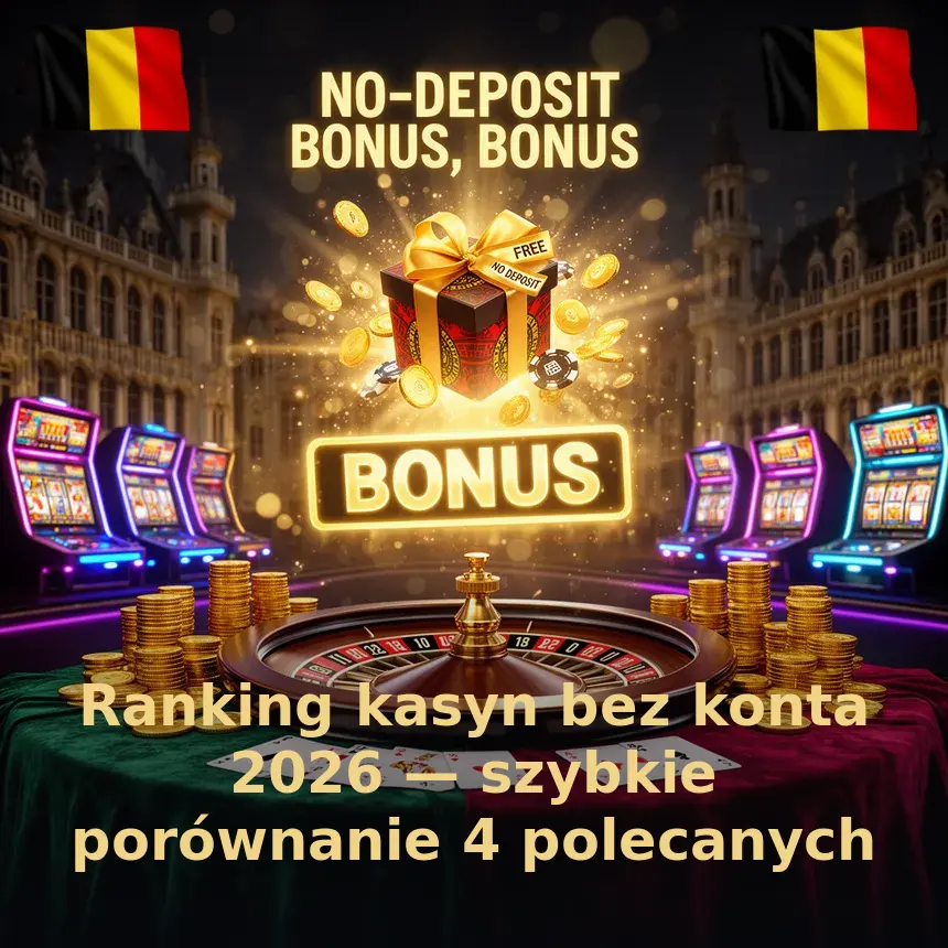 Ranking kasyn bez konta 2026 — szybkie porównanie 4 polecanych